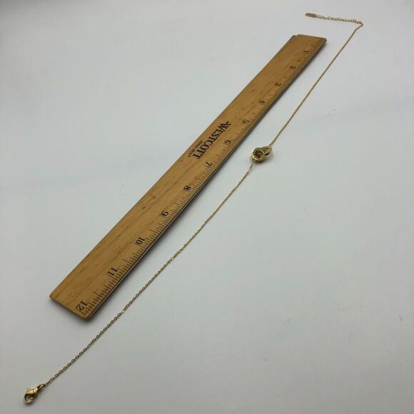 18K Gold Plated Stainless Steel Necklace Roman Numeral Dual Charm Waterproof - Picture 9 of 9